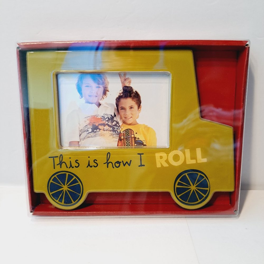 St. Nicholas Square Photo Picture Frame This is How I Roll in Shape of a Vehicle